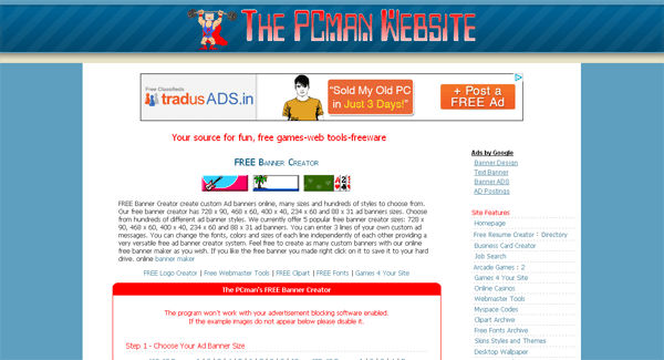 the pc man website 