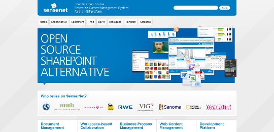 Sense-Net sharepoint alternative