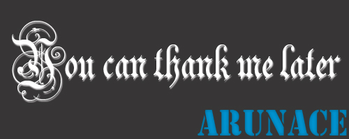 you-can-thank-me-later - Arunace Blog