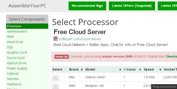 assemble your pc - arunace