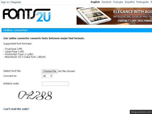 fonts2u-converter-arunace
