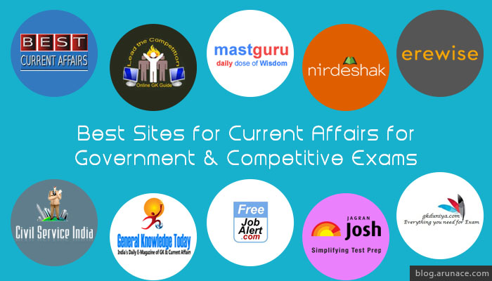 sites current affairs competitive exams arunace