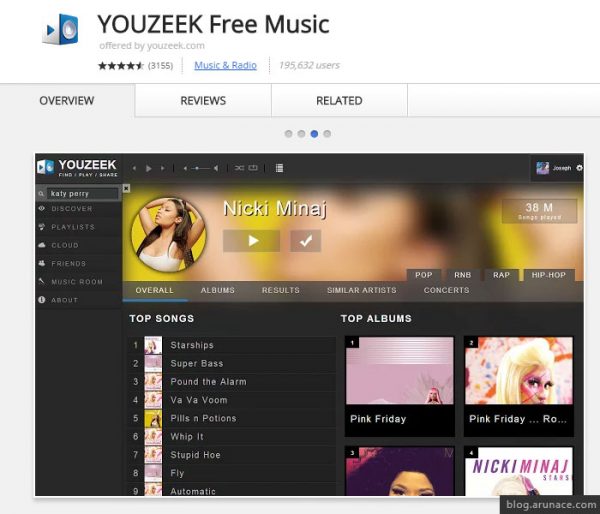 youzeek free music arunace