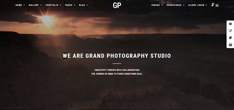 grand photography wordpress theme - arunace blog