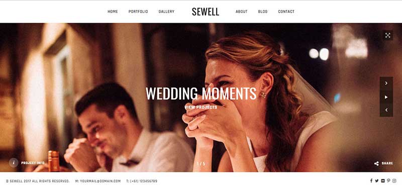 sewell wordpress theme - arunace blog