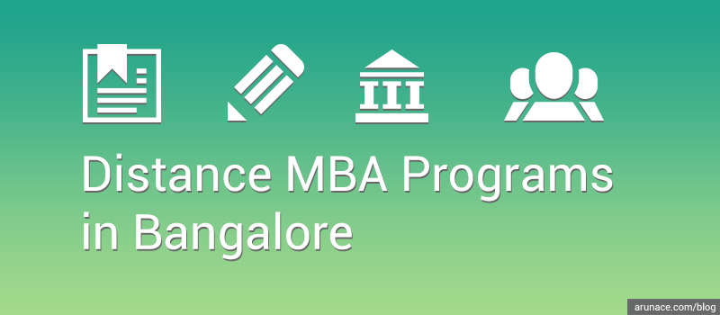 distance mba in bangalore - arunace blog