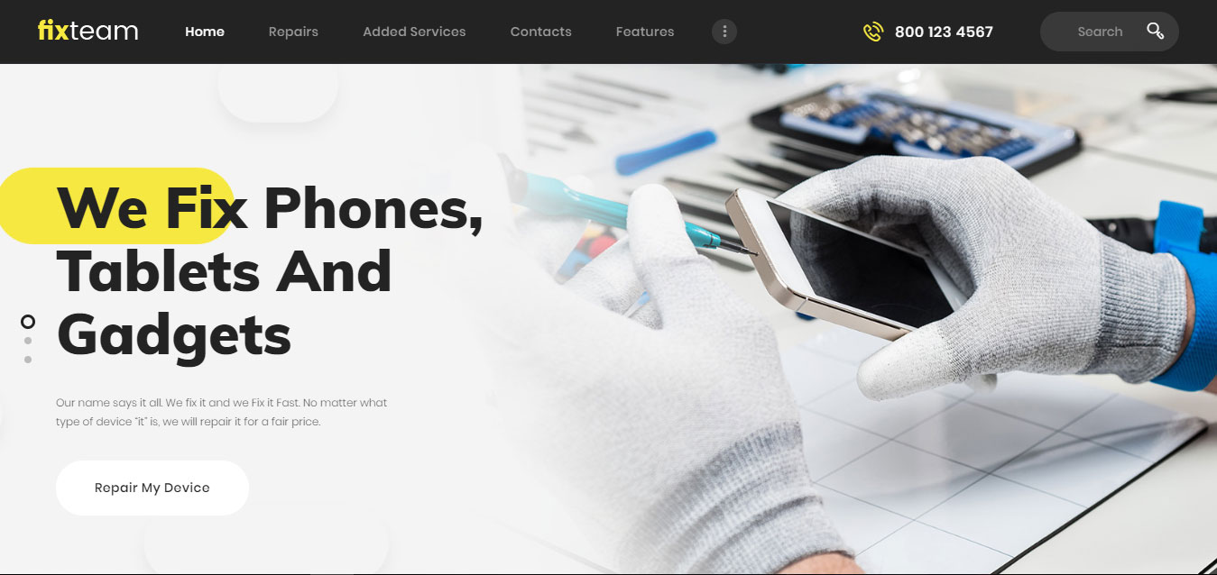 fixteam repair services theme review arunace