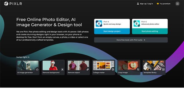 best online image editing tool free pixlr